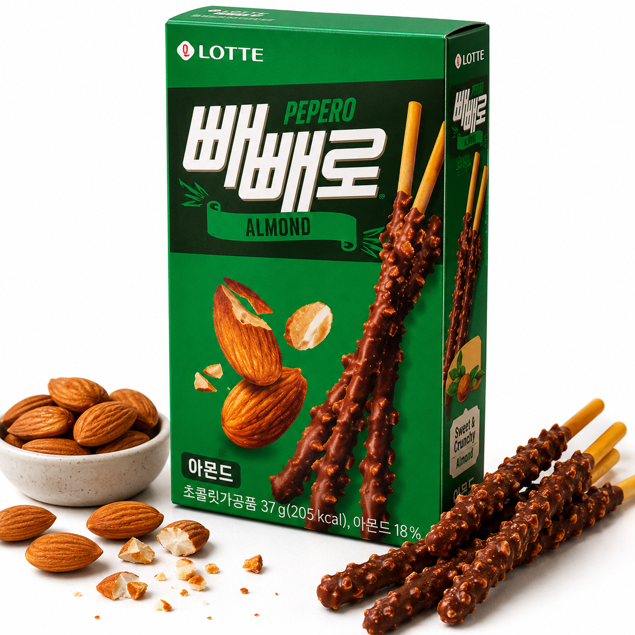 Lotte Pepero Almond